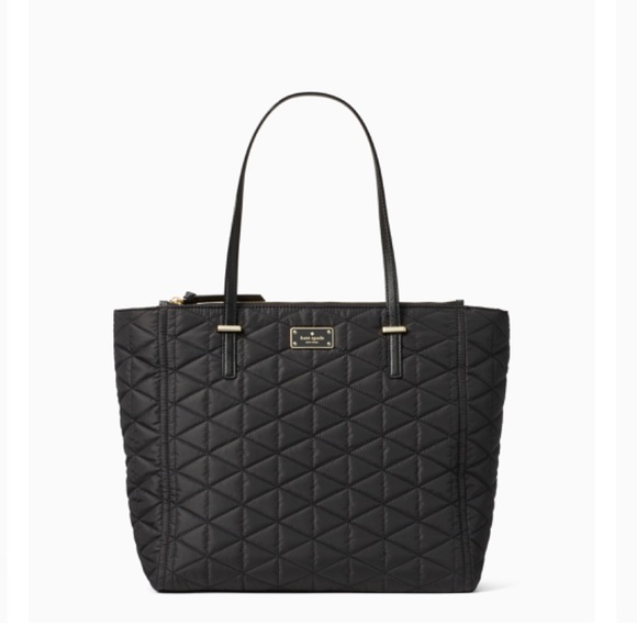 Black quilted Kate Spade purse! - Picture 1 of 7